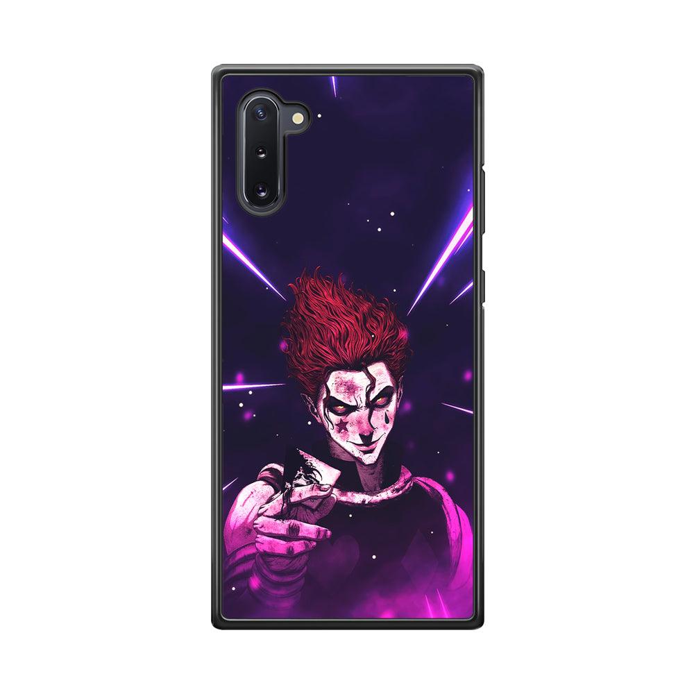 Hunter X Hunter Hisoka Gift Card Samsung Galaxy Note 10 Case-Rubber Black (2D Case)-Oxvistore