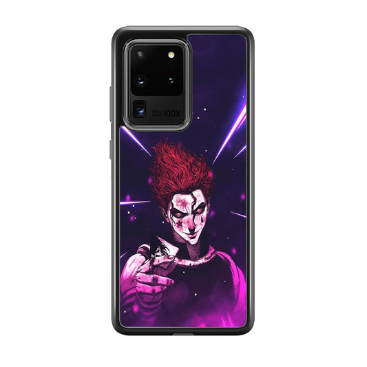 Hunter X Hunter Hisoka Gift Card Samsung Galaxy S20 Ultra Case-Rubber Black (2D Case)-Oxvistore