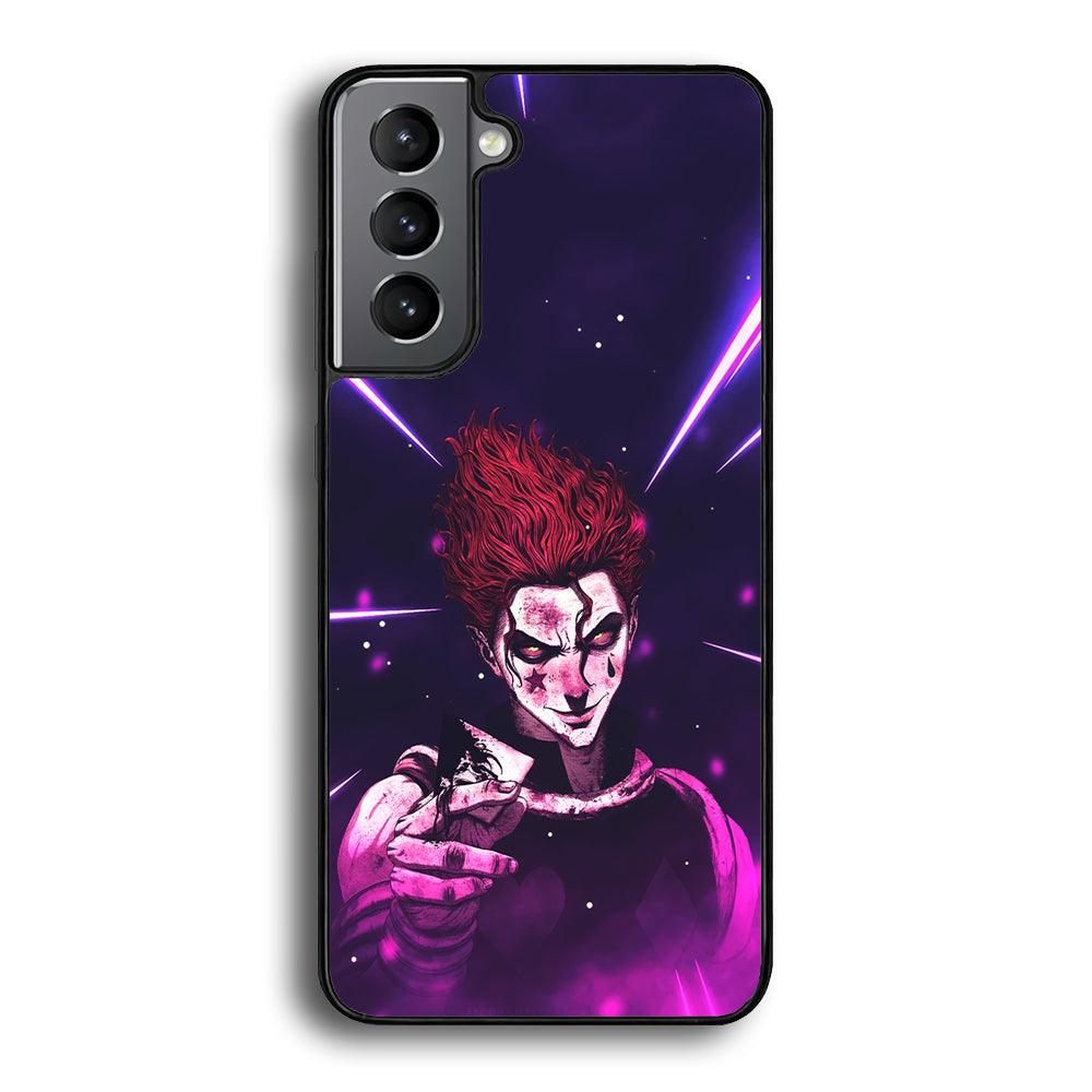 Hunter X Hunter Hisoka Gift Card Samsung Galaxy S21 Plus Case-Rubber Black (2D Case)-Oxvistore
