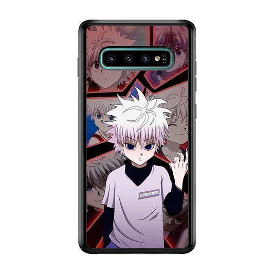 Hunter X Hunter Killua Cold Stare Samsung Galaxy S10 Case-Oxvistore