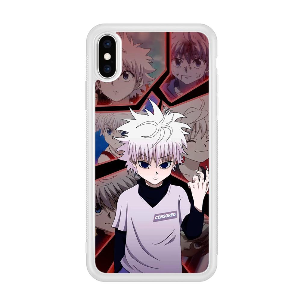 Hunter X Hunter Killua Cold Stare iPhone X Case-Oxvistore