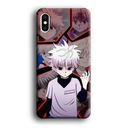 Hunter X Hunter Killua Cold Stare iPhone X Case-Oxvistore