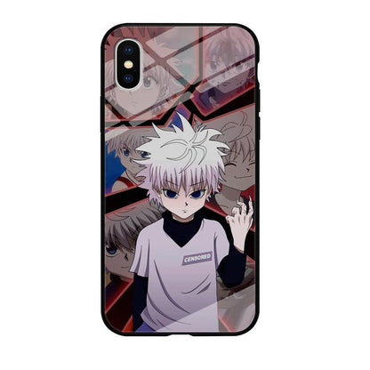 Hunter X Hunter Killua Cold Stare iPhone X Case-Oxvistore