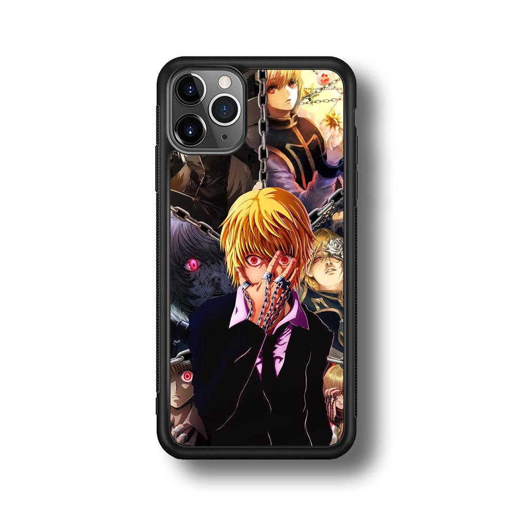 Hunter X Hunter Kurapika Collage Mode iPhone 11 Pro Max Case-Rubber Black (2D Case)-Oxvistore