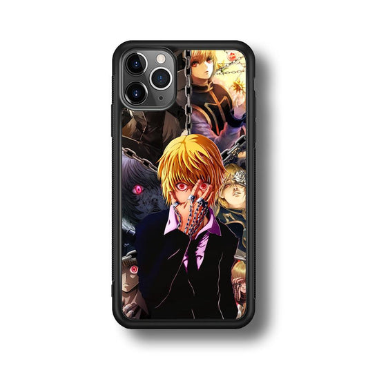 Hunter X Hunter Kurapika Collage Mode iPhone 11 Pro Max Case-Rubber Black (2D Case)-Oxvistore