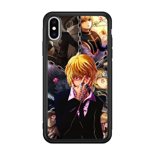 Hunter X Hunter Kurapika Collage Mode iPhone Xs Max Case-Rubber Black (2D Case)-Oxvistore