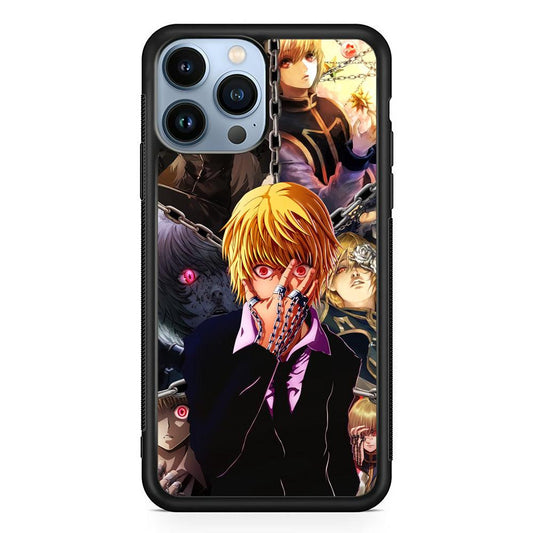 Hunter X Hunter Kurapika Collage Mode iPhone 13 Pro Max Case-Rubber Black (2D Case)-Oxvistore