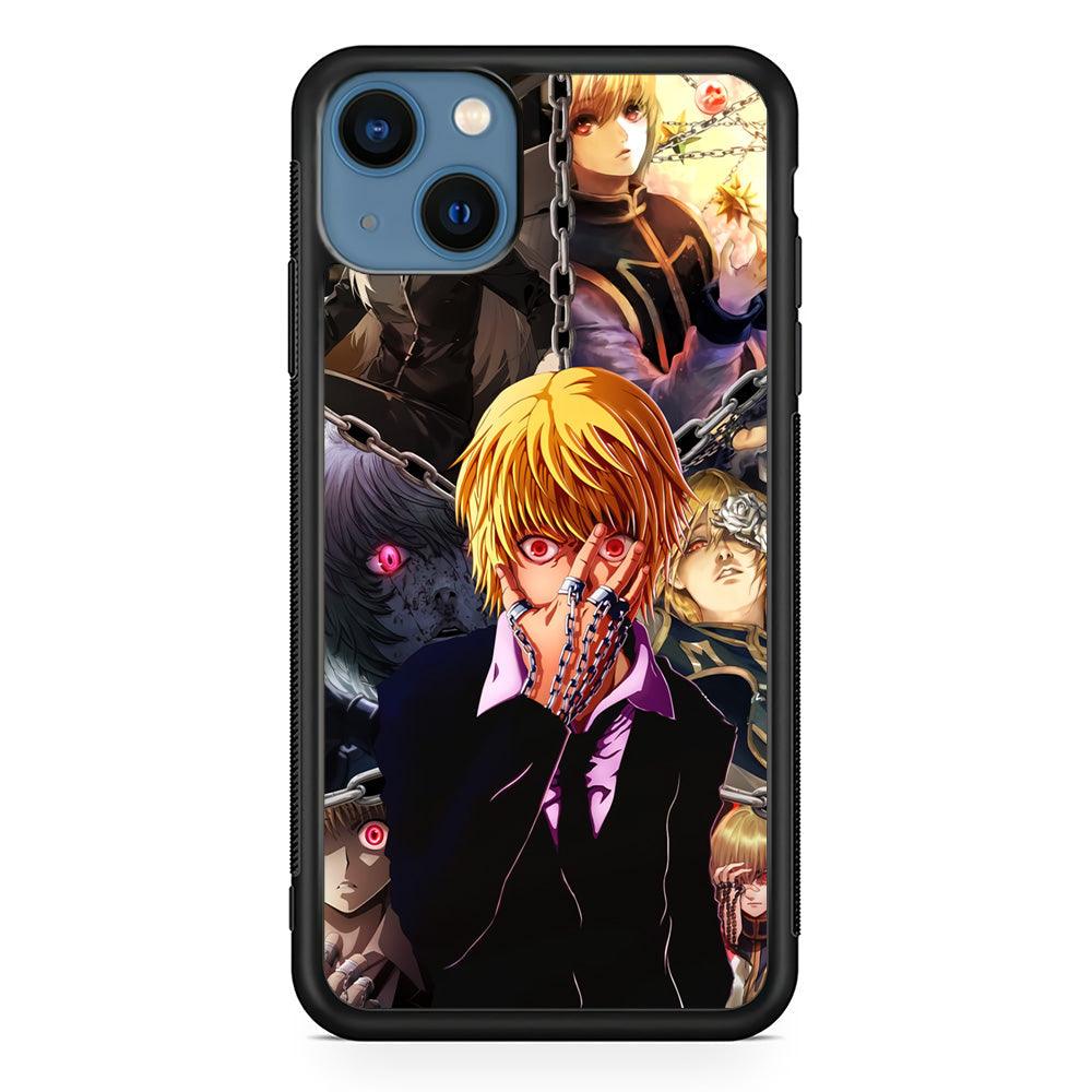 Hunter X Hunter Kurapika Collage Mode iPhone 15 Case-Rubber Black (2D Case)-Oxvistore