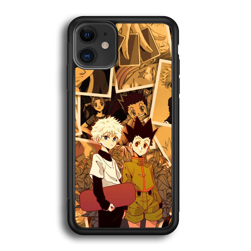 Hunter x Hunter The Comrade Assembly iPhone 11 Case-Rubber Black (2D Case)-Oxvistore