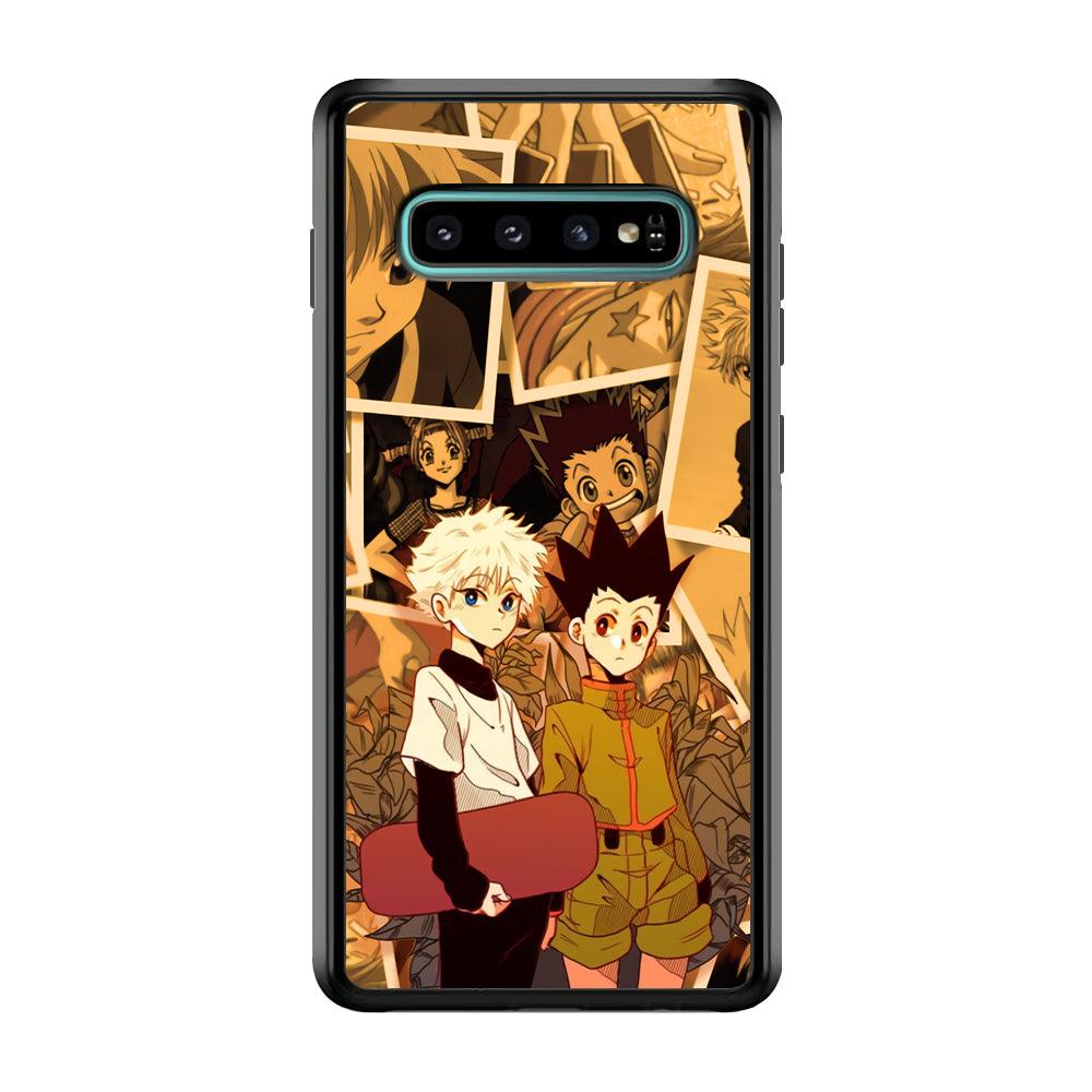 Hunter x Hunter The Comrade Assembly Samsung Galaxy S10 Plus Case-Rubber Black (2D Case)-Oxvistore