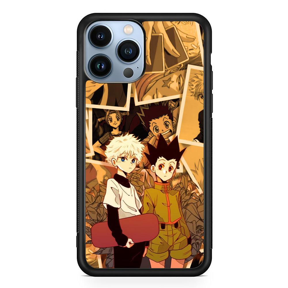 Hunter x Hunter The Comrade Assembly iPhone 14 Pro Max Case-Rubber Black (2D Case)-Oxvistore