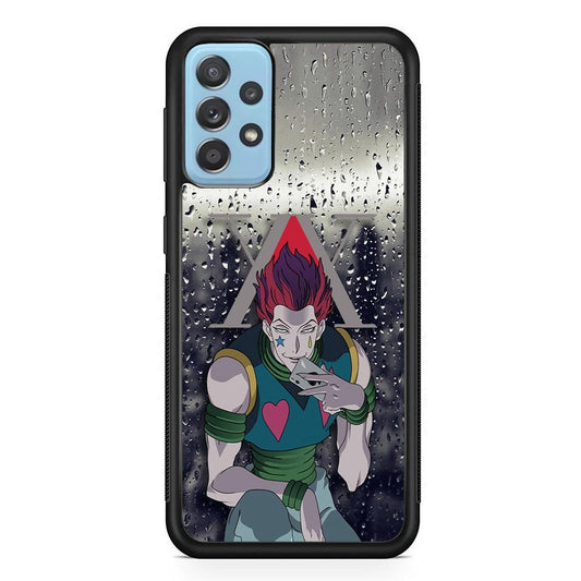 Hunter x Hunter a Day with Hisoka Samsung Galaxy A72 Case-Rubber Black (2D Case)-Oxvistore