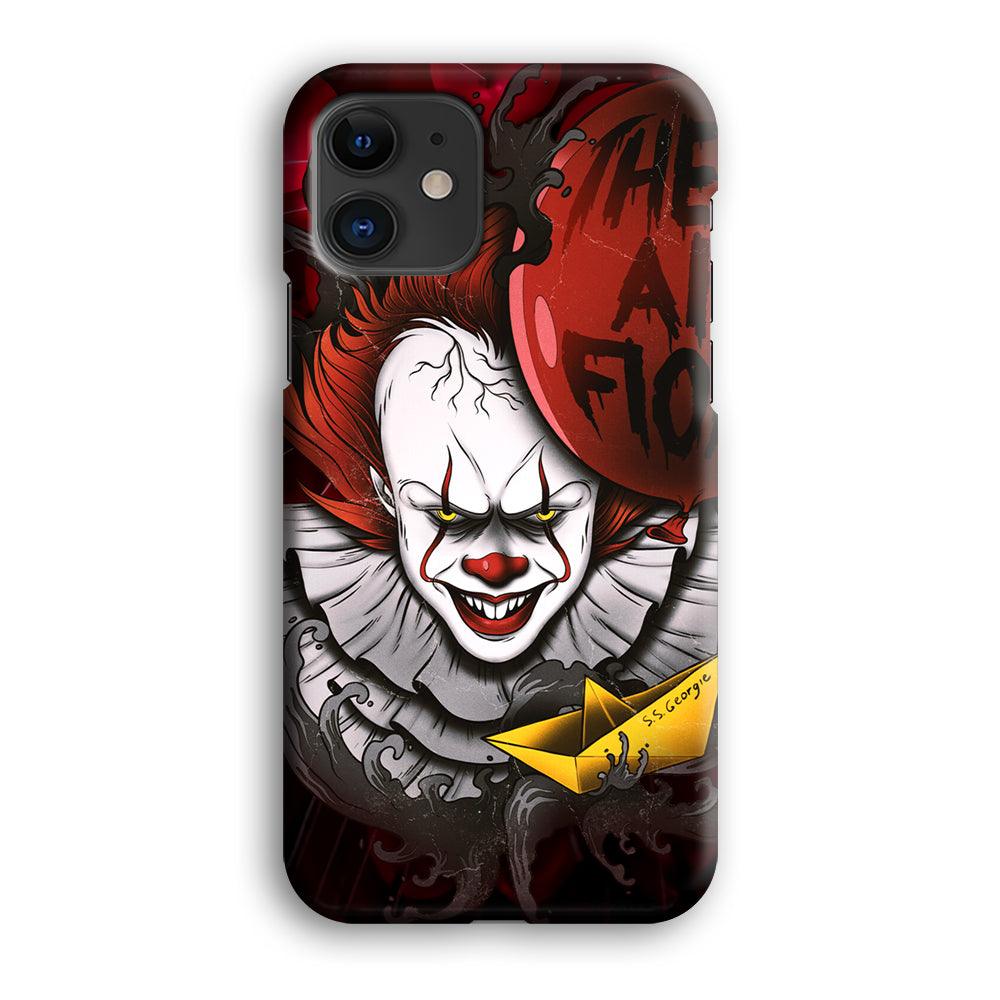 IT Pennywise All Float iPhone 12 Case-Oxvistore