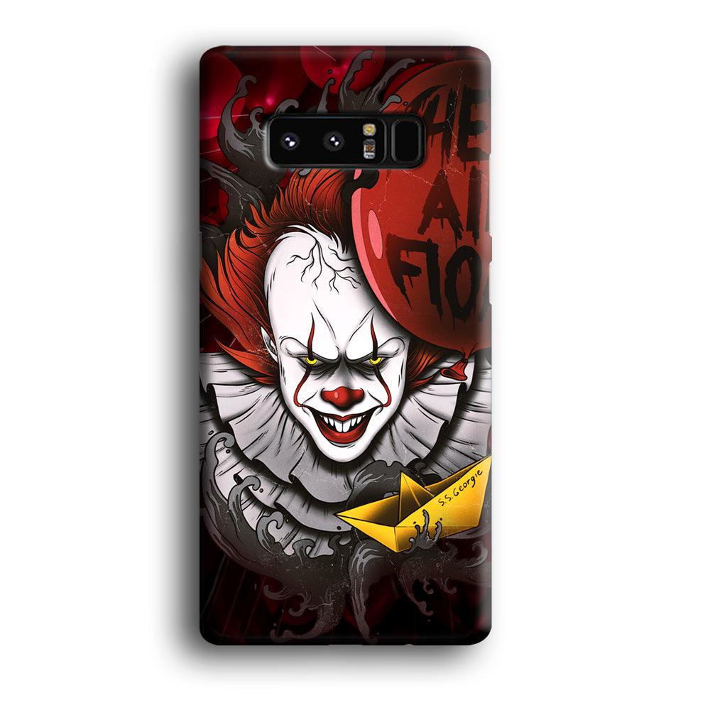 IT Pennywise All Float Samsung Galaxy Note 8 Case-Oxvistore