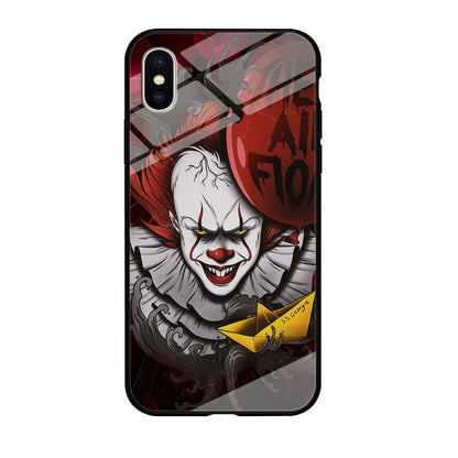 IT Pennywise All Float iPhone X Case-Oxvistore