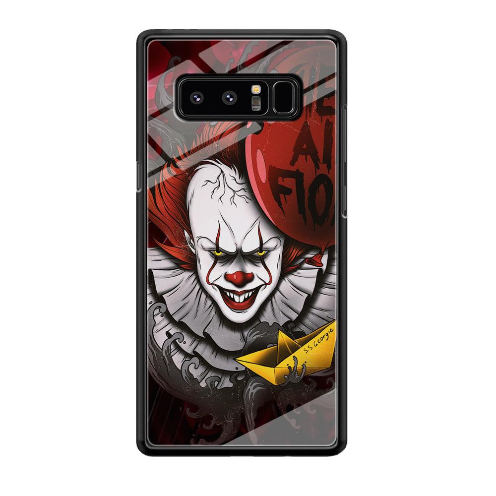 IT Pennywise All Float Samsung Galaxy Note 8 Case-Oxvistore