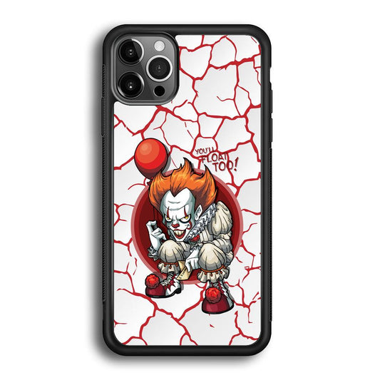 IT Pennywise Cracking The Curse iPhone 12 Pro Case-Oxvistore