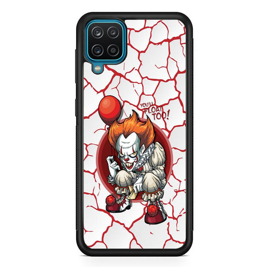 IT Pennywise Cracking The Curse Samsung Galaxy A12 Case-Oxvistore