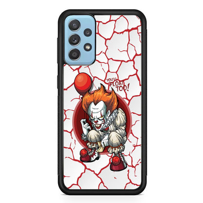 IT Pennywise Cracking The Curse Samsung Galaxy A52 Case-Oxvistore