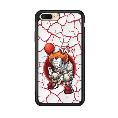 IT Pennywise Cracking The Curse iPhone 8 Plus Case-Oxvistore