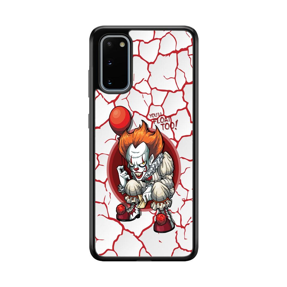 IT Pennywise Cracking The Curse Samsung Galaxy S20 Case-Oxvistore