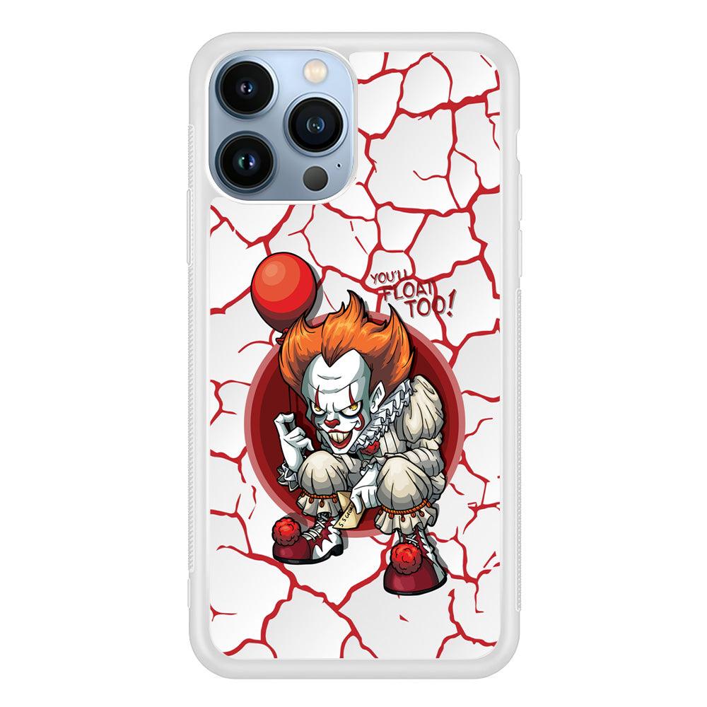 IT Pennywise Cracking The Curse iPhone 13 Pro Case-Oxvistore