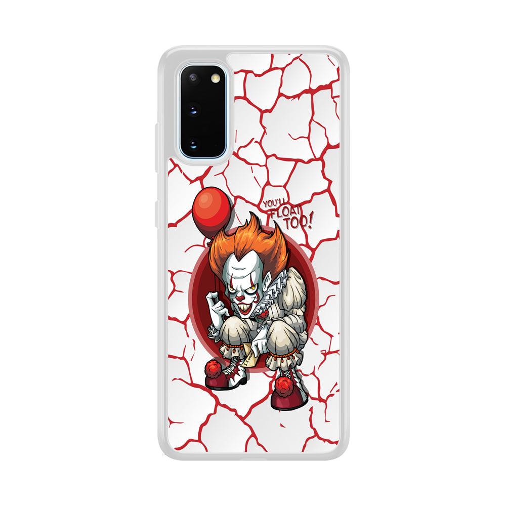 IT Pennywise Cracking The Curse Samsung Galaxy S20 Case-Oxvistore