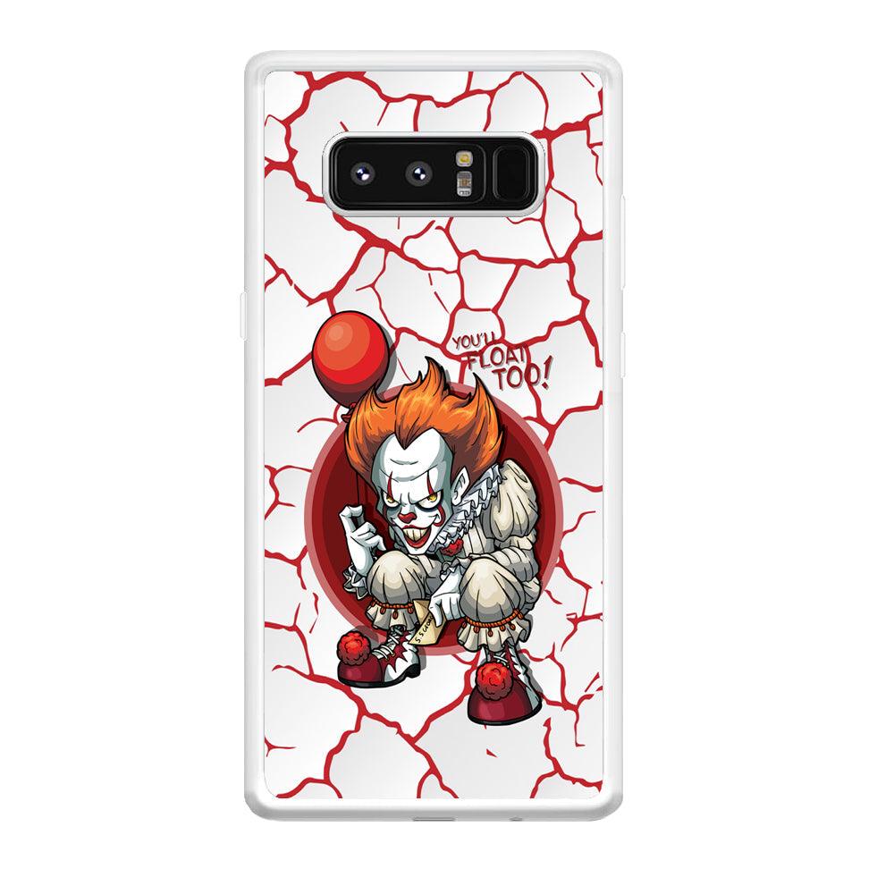 IT Pennywise Cracking The Curse Samsung Galaxy Note 8 Case-Oxvistore