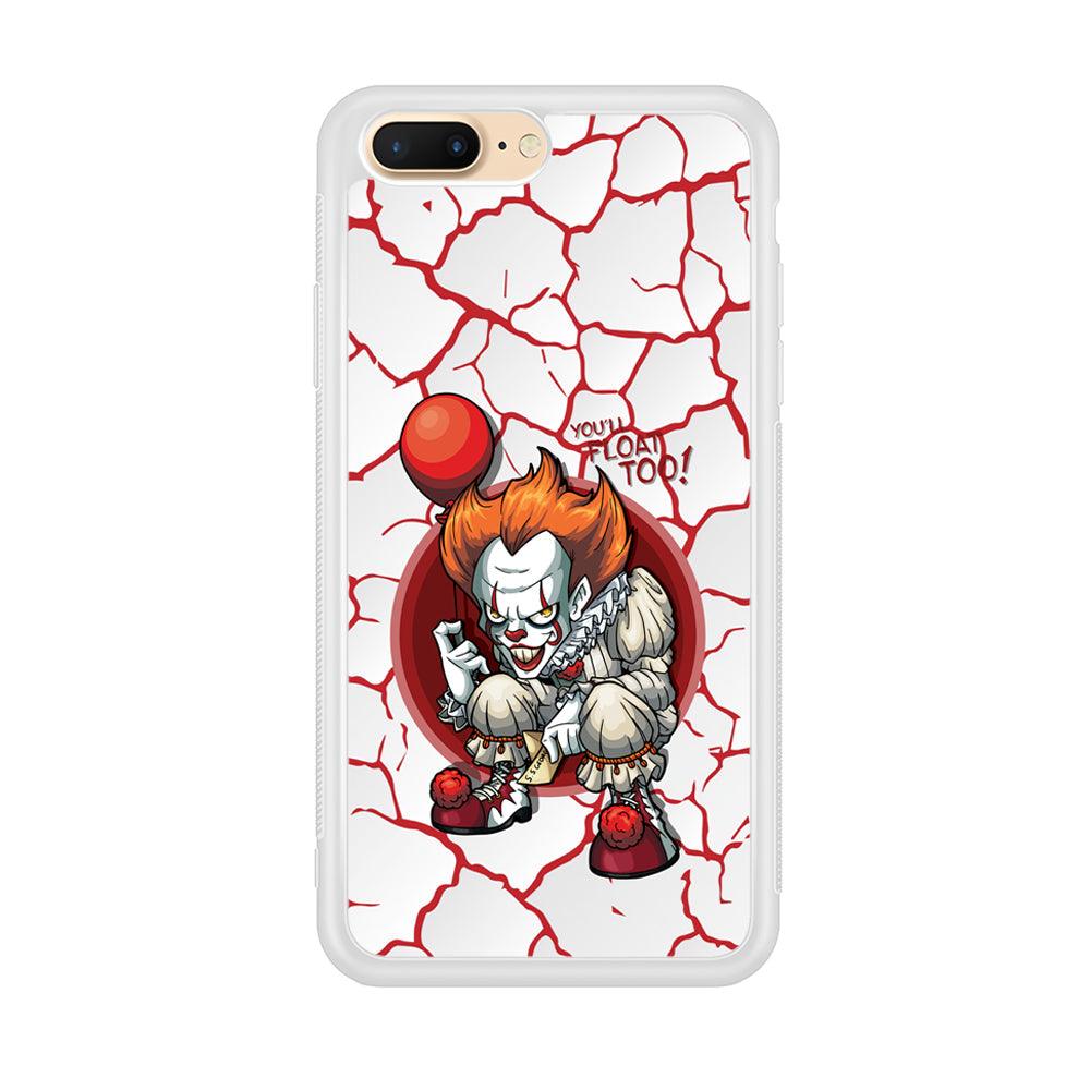 IT Pennywise Cracking The Curse iPhone 8 Plus Case-Oxvistore