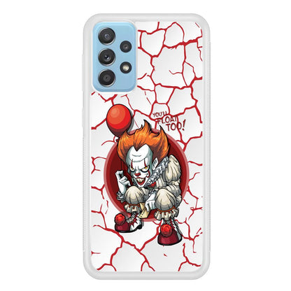 IT Pennywise Cracking The Curse Samsung Galaxy A52 Case-Oxvistore