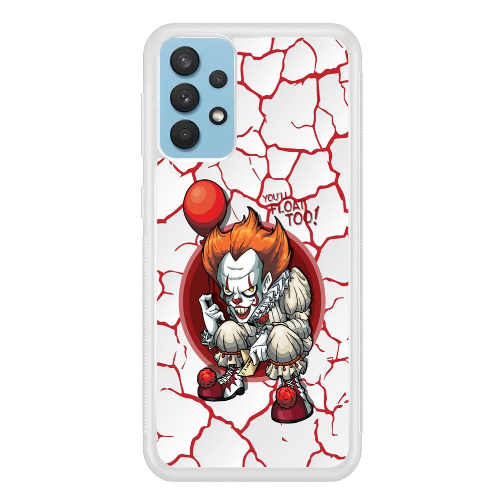 IT Pennywise Cracking The Curse Samsung Galaxy A32 Case-Oxvistore