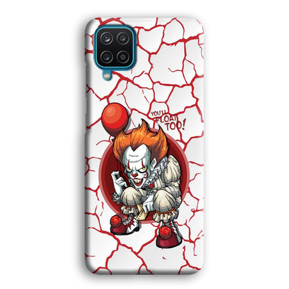 IT Pennywise Cracking The Curse Samsung Galaxy A12 Case-Oxvistore