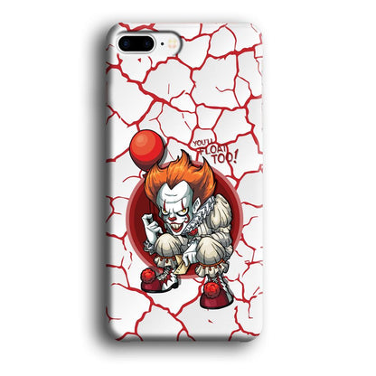 IT Pennywise Cracking The Curse iPhone 8 Plus Case-Oxvistore