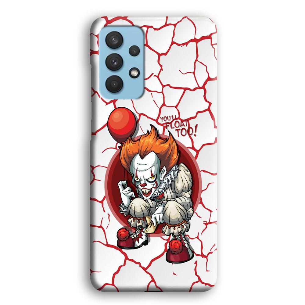 IT Pennywise Cracking The Curse Samsung Galaxy A32 Case-Oxvistore