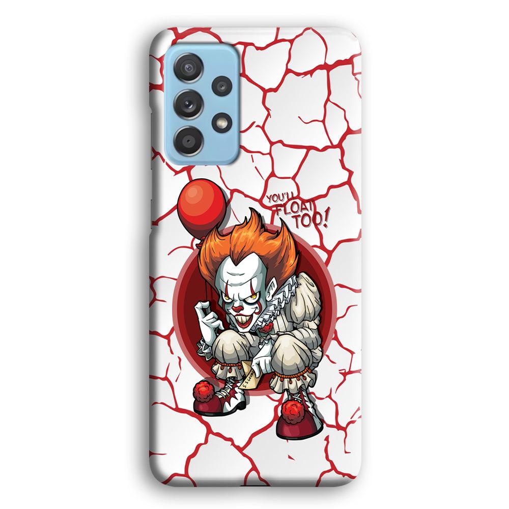 IT Pennywise Cracking The Curse Samsung Galaxy A52 Case-Oxvistore