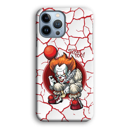 IT Pennywise Cracking The Curse iPhone 13 Pro Case-Oxvistore