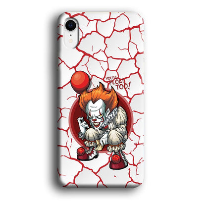 IT Pennywise Cracking The Curse iPhone XR Case-Oxvistore