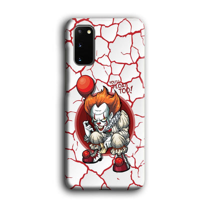 IT Pennywise Cracking The Curse Samsung Galaxy S20 Case-Oxvistore