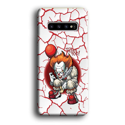 IT Pennywise Cracking The Curse Samsung Galaxy S10 Plus Case-Oxvistore