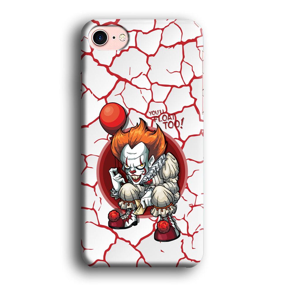 IT Pennywise Cracking The Curse iPhone 8 Case-Oxvistore