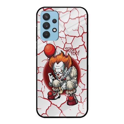 IT Pennywise Cracking The Curse Samsung Galaxy A32 Case-Oxvistore