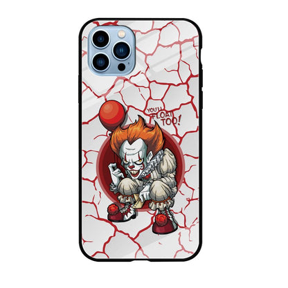 IT Pennywise Cracking The Curse iPhone 12 Pro Case-Oxvistore