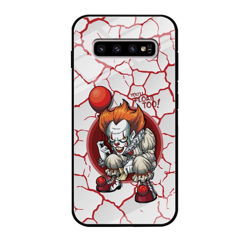 IT Pennywise Cracking The Curse Samsung Galaxy S10 Plus Case-Oxvistore