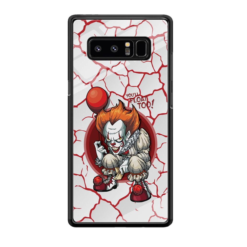 IT Pennywise Cracking The Curse Samsung Galaxy Note 8 Case-Oxvistore