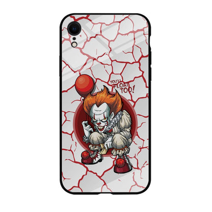 IT Pennywise Cracking The Curse iPhone XR Case-Oxvistore