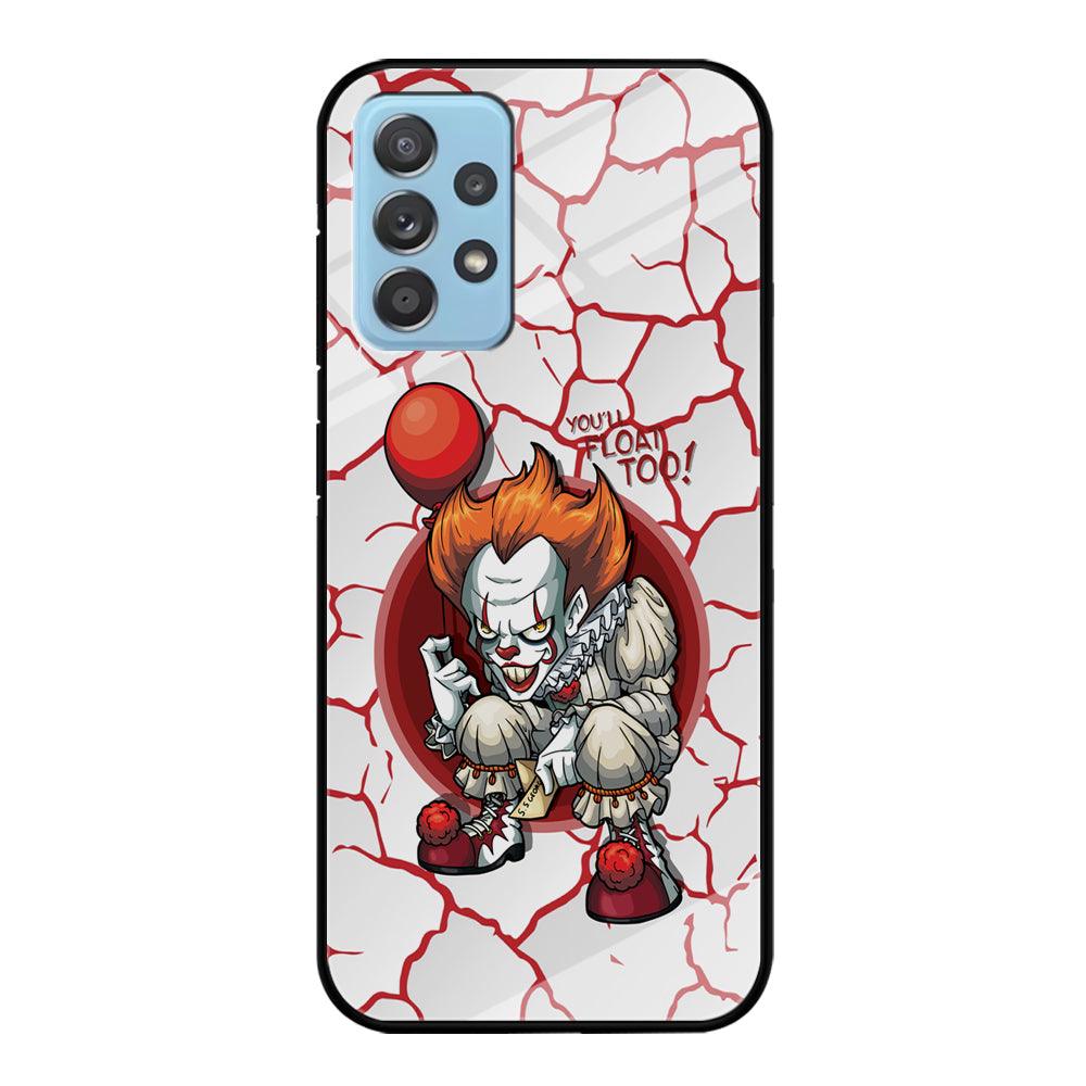 IT Pennywise Cracking The Curse Samsung Galaxy A52 Case-Oxvistore