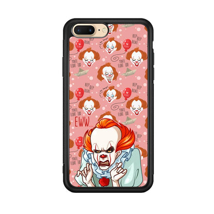 IT Pennywise Eww Pink Patern iPhone 8 Plus Case-Oxvistore