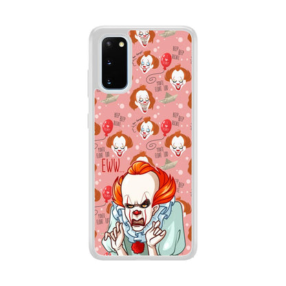 IT Pennywise Eww Pink Patern Samsung Galaxy S20 Case-Oxvistore