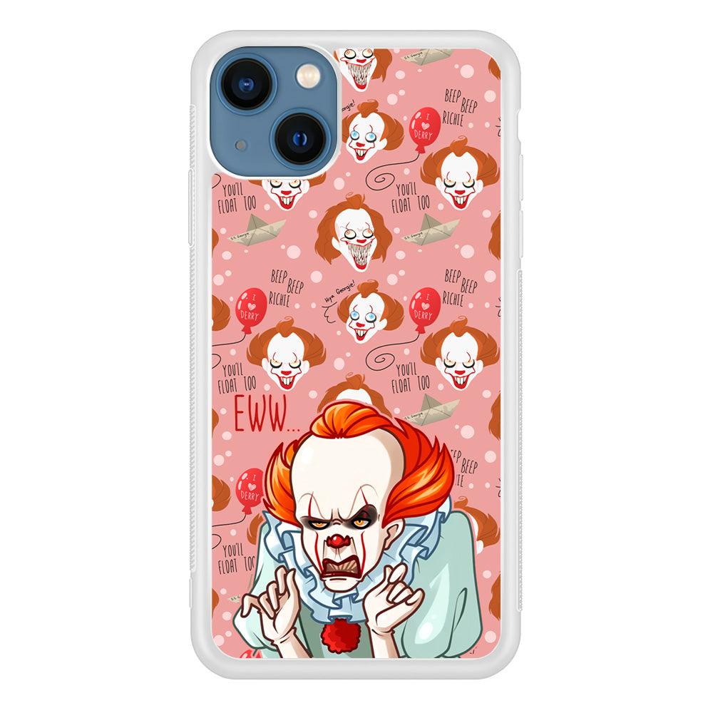 IT Pennywise Eww Pink Patern iPhone 13 Case-Oxvistore