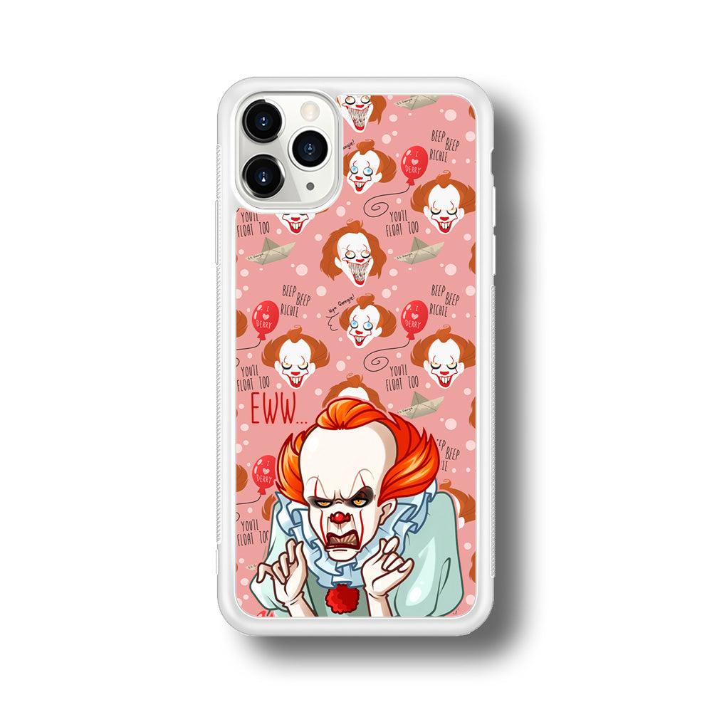 IT Pennywise Eww Pink Patern iPhone 11 Pro Case-Oxvistore